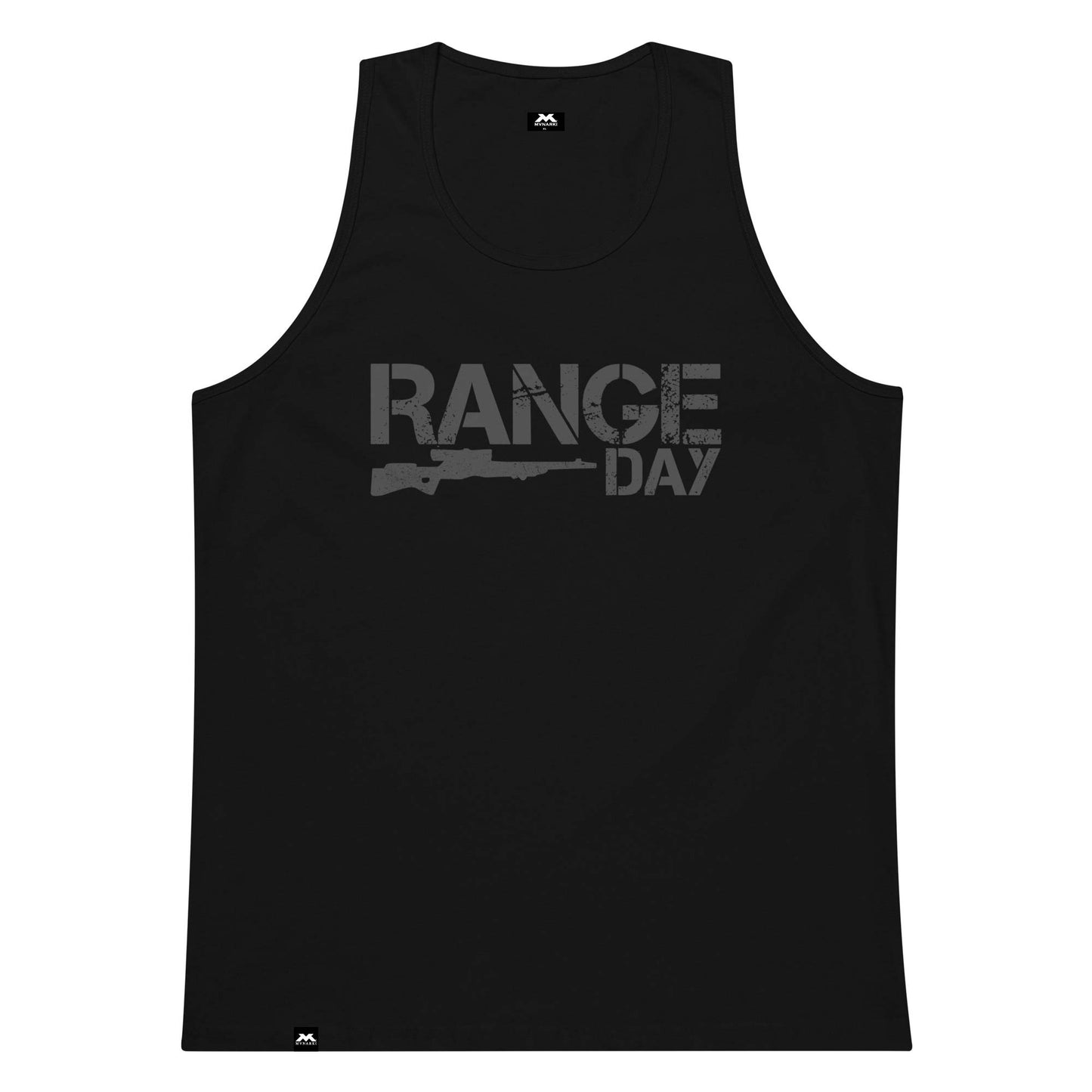 Men's RANGE DAY Premium Tank Top - Black - Navy - Squash