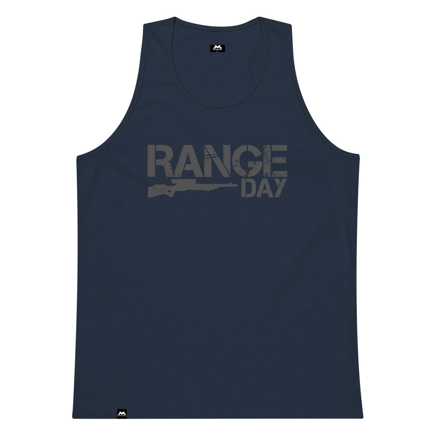 Men's RANGE DAY Premium Tank Top - Black - Navy - Squash