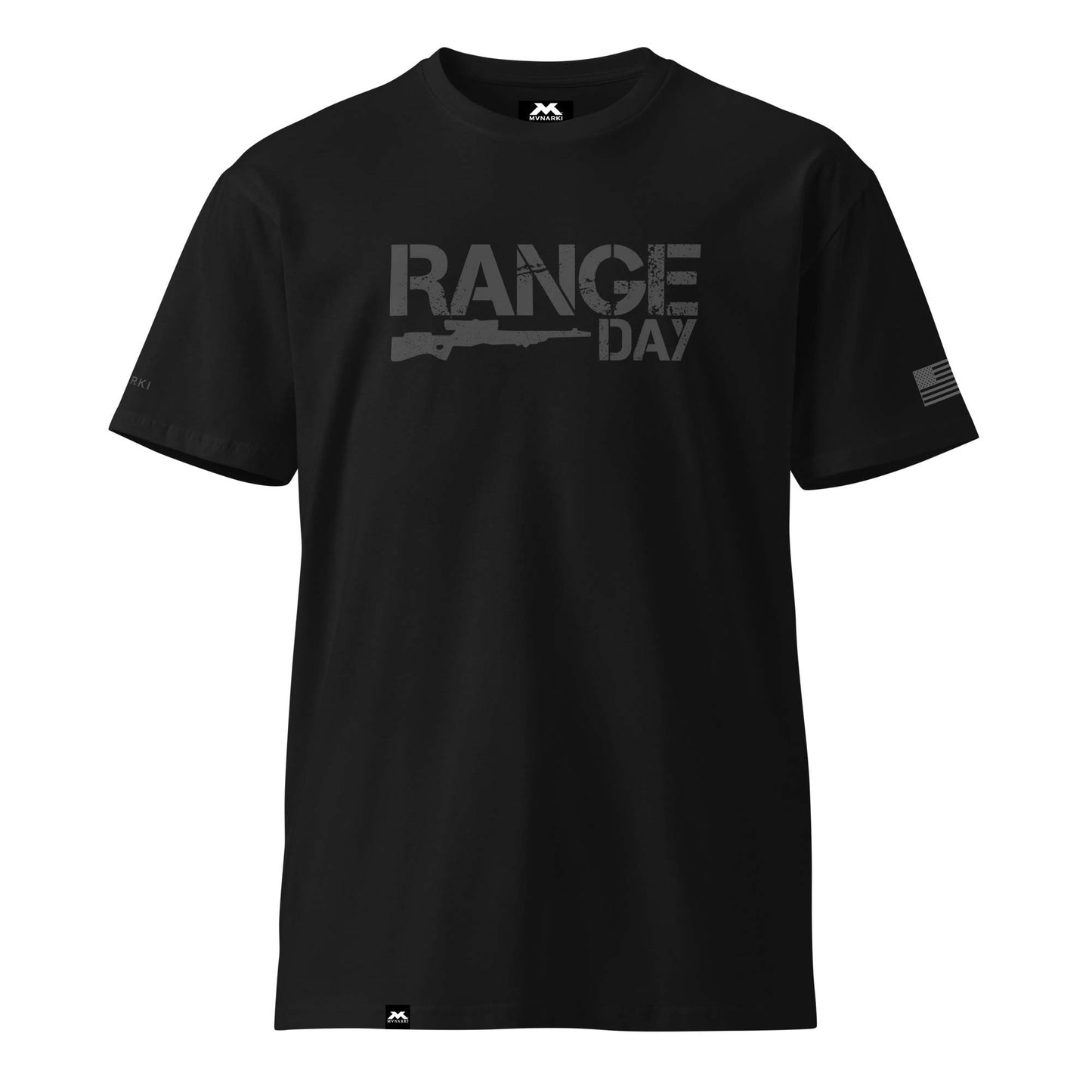 Men's RANGE DAY Premium T-Shirt - Black - Natural - Navy