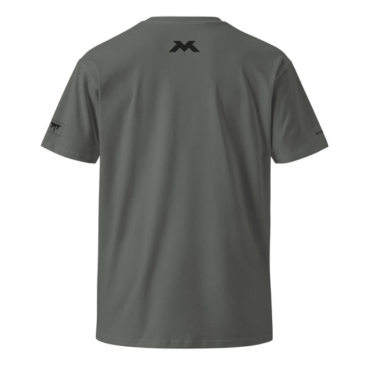 Mens's EAGLE Premium T-Shirt - Charcoal - Black - Natural