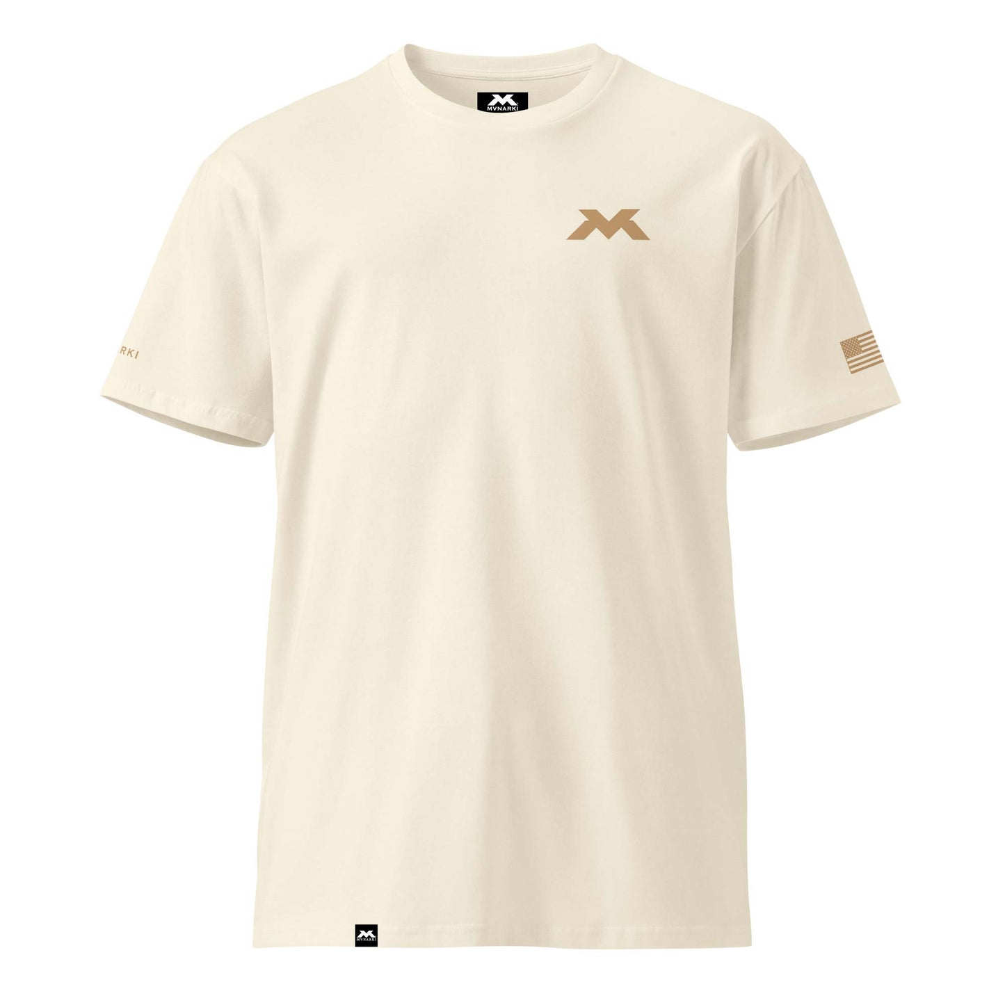Men's MVNARKI Premium Brand T-Shirt - Black - Navy - Natural
