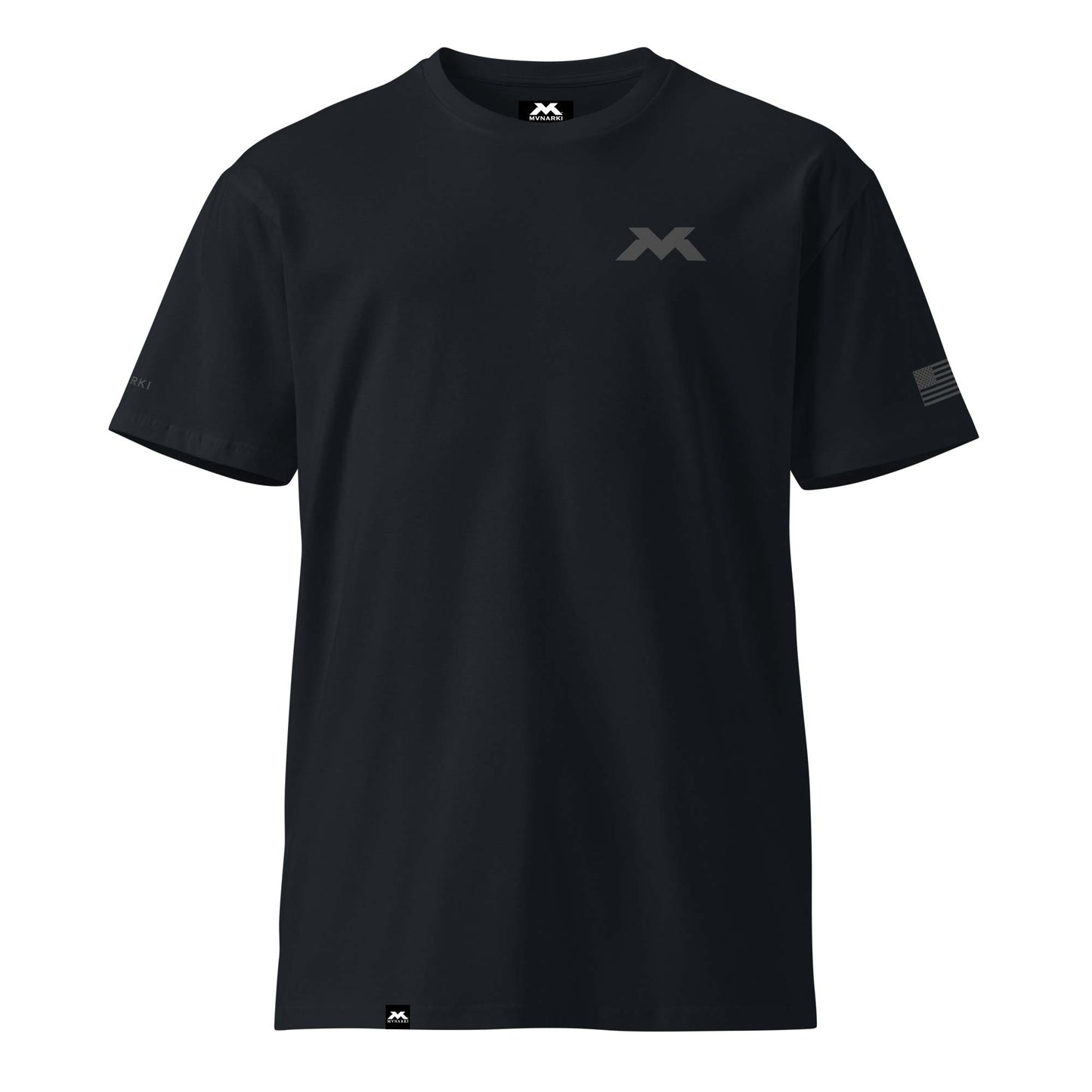 Men's MVNARKI Premium Brand T-Shirt - Black - Navy - Natural
