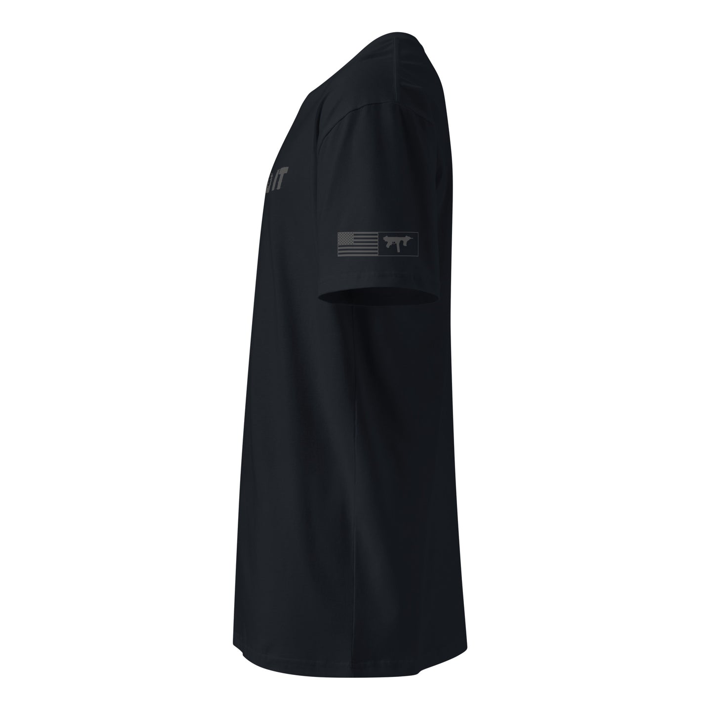Men's SEND IT Premium T-Shirt - Navy - Natural - Black
