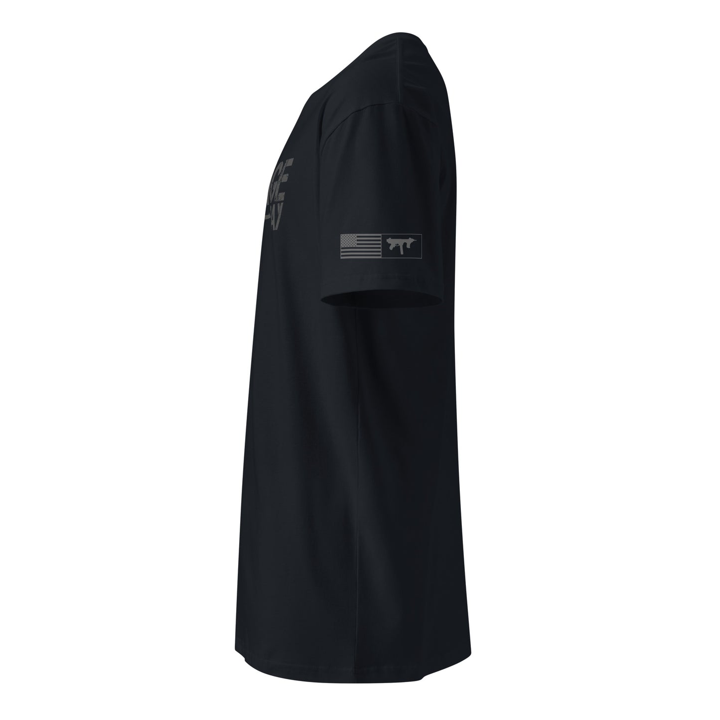 Men's RANGE DAY Premium T-Shirt - Black - Natural - Navy