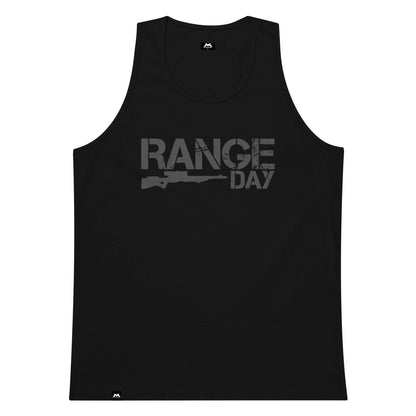 Men's RANGE DAY Premium Tank Top - Black - Navy - Squash
