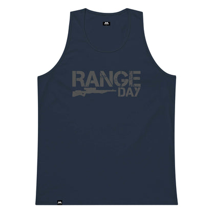 Men's RANGE DAY Premium Tank Top - Black - Navy - Squash